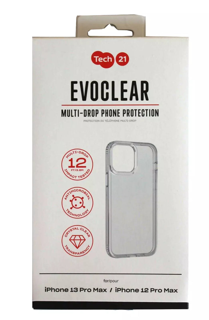 Tech 21 Evoclear case for iphone 13 pro max & iphone 12 pro max