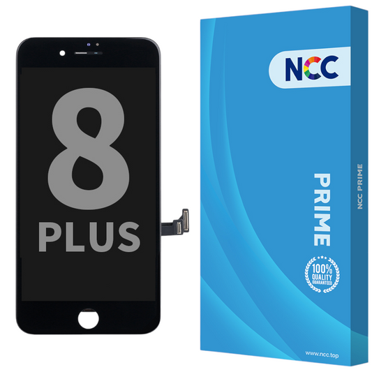 iPhone 8 Plus LCD Assembly w/ Steel Plate (BLACK) NCC PRIME