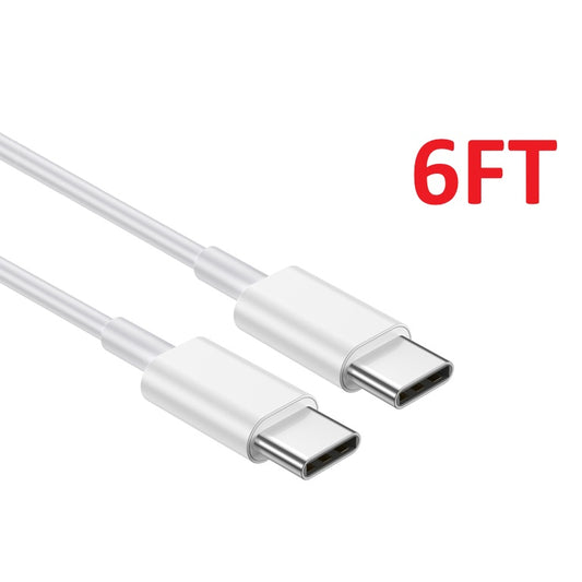 NCC D212CC Type-C to Type-C Charging Data Cable 100W 2M (with Package) White-Type C to Type C