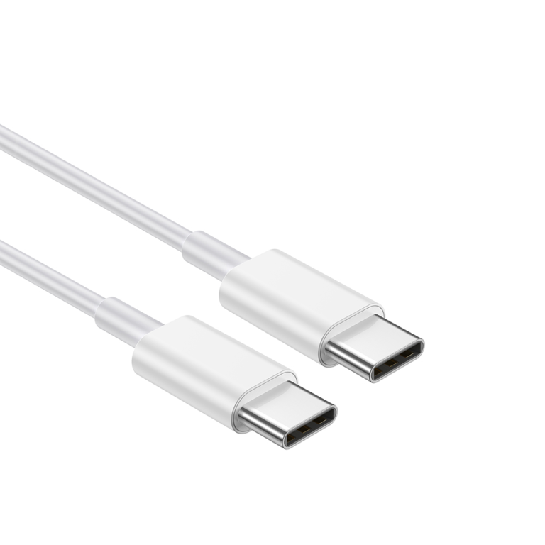 NCC D212CC Type-C to Type-C Charging Data Cable 100W 2M (with Package) White-Type C to Type C