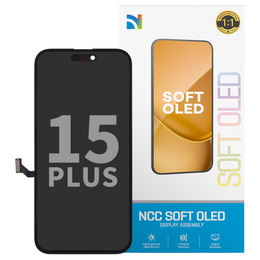 Soft OLED Screen Digitizer Assembly for iPhone 15 Plus