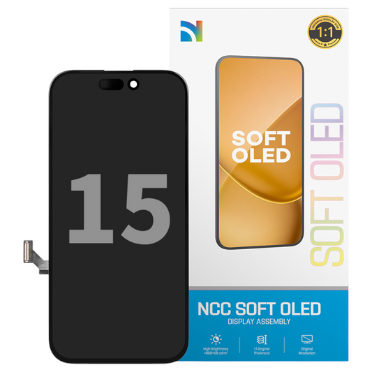 Soft OLED Screen Digitizer Assembly for iPhone 15