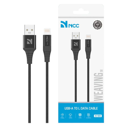 Charging Data Cable NCC XC-1302 USB-A TO Lightning (1M|18W) - black