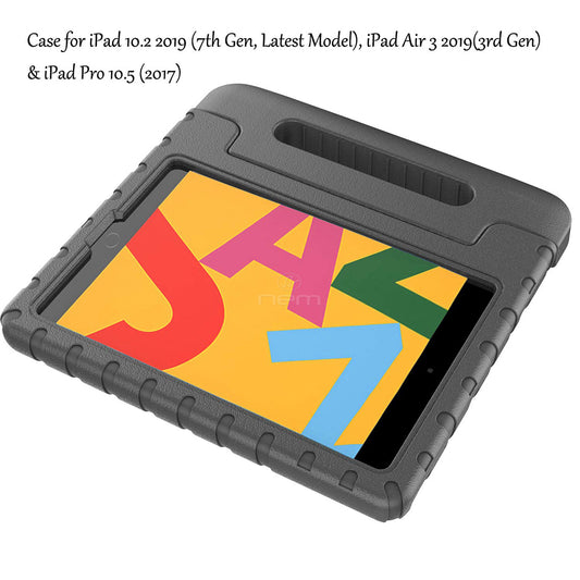 iP 7/8/9 10.2 Tough Hybrid Kickstand Case HYB04A Black