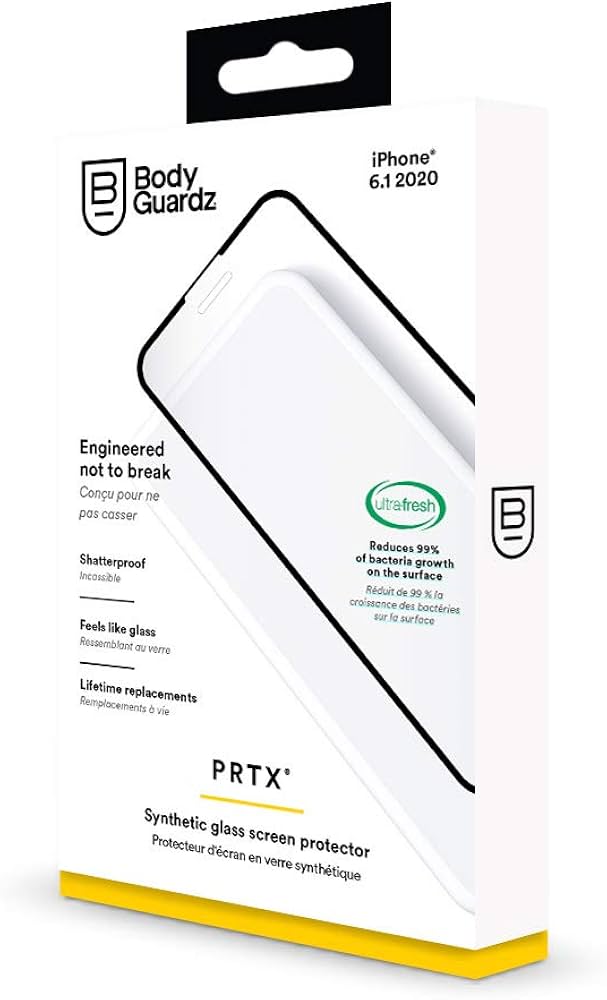 BodyGuardz Screen Protector for iPhone 12 / 12 Pro