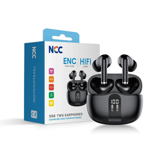 NCC S56 TWS Wireless Earphones (Black)