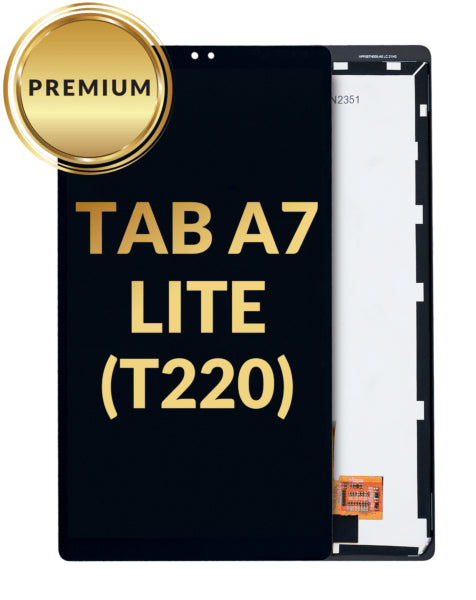 Galaxy Tab A7 Lite 8.4" (T220) LCD Assembly (BLACK) (WiFi Version) (Premium / Refurbished)