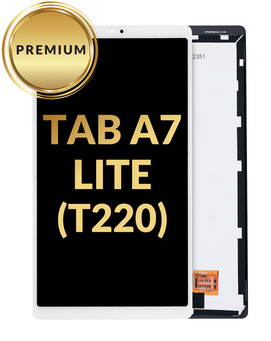 Galaxy Tab A7 Lite 8.4" (T220) LCD Assembly (WHITE) (WiFi Version) (Premium / Refurbished)