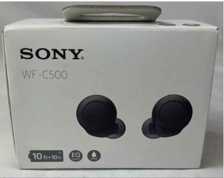 Sony WF-C500 Truly Wireless In-Ear Bluetooth Headphones - Black