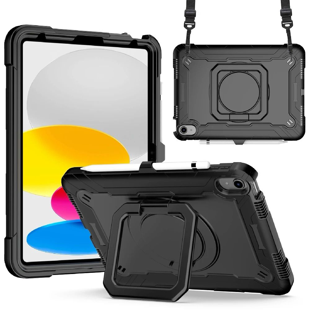 iPad 7/8/9 10.2" Square Bracket Case | Black