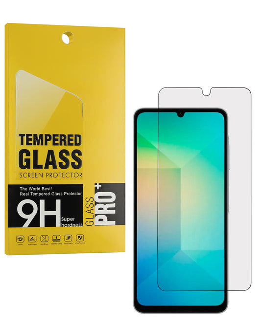 Clear Tempered Glass for Galaxy A06 (2.5D / 10 Pieces)