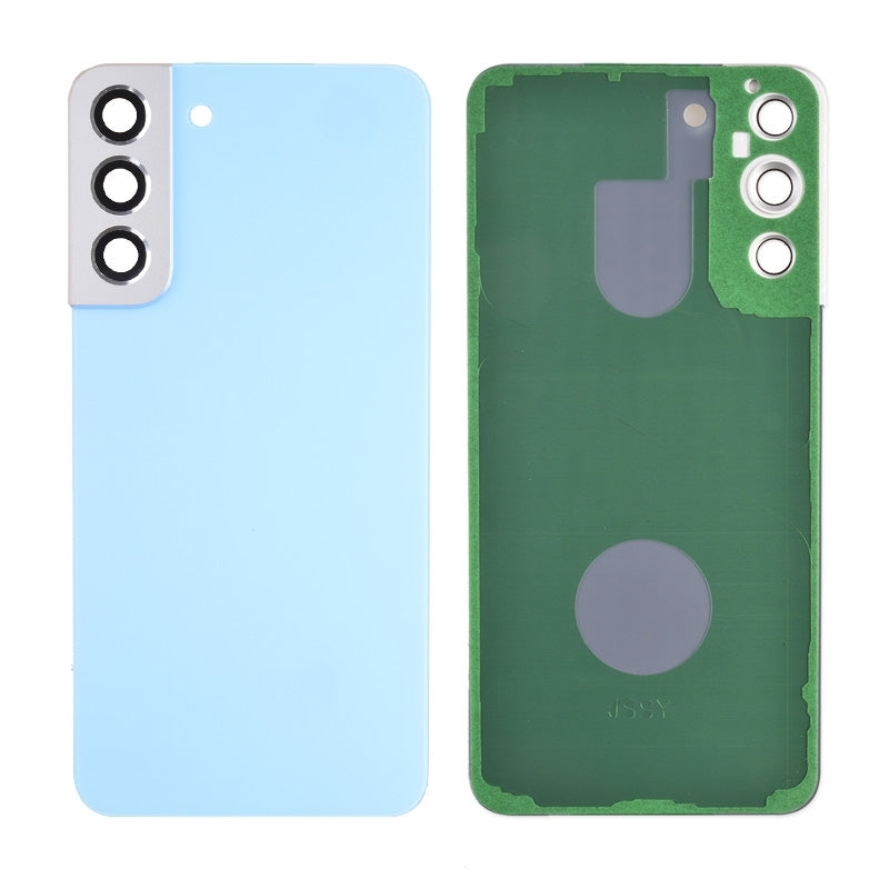 Back Cover with Camera Glass Lens and Adhesive Tape for Samsung Galaxy S22 Plus 5G S906 (for SAMSUNG) - Sky Blue