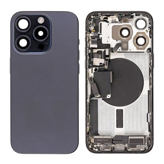 Replacement For iPhone 15 Pro Max Back Cover Full Assembly-Blue Titanium (NO LOGO)