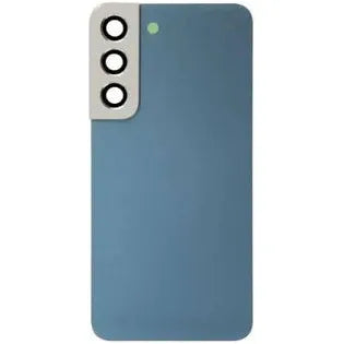 Back Cover with Camera Glass Lens and Adhesive Tape for Samsung Galaxy S22 5G S901 (for SAMSUNG) - Blue