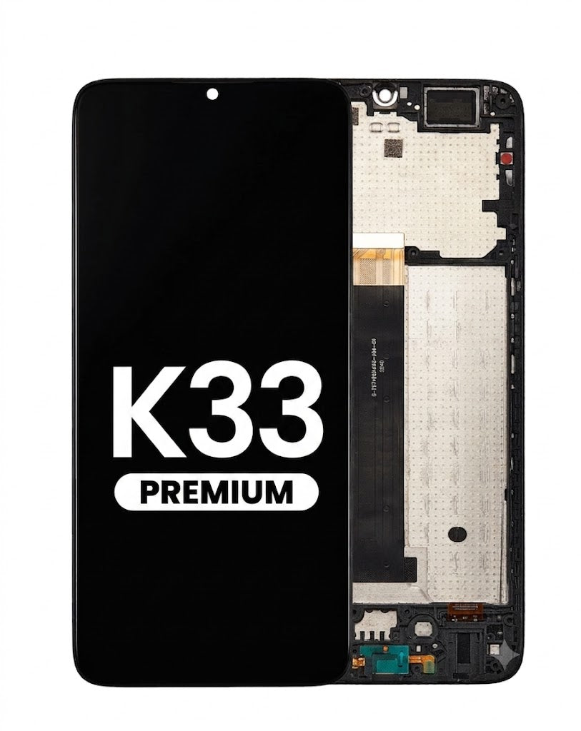 LCD Assembly with Frame for TCL K33 (T513W) (Premium)