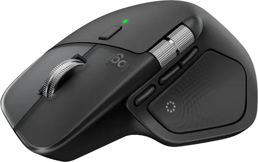 Logitech - MX Master 4 - Wireless Laser Ergonomic Mouse - Black
