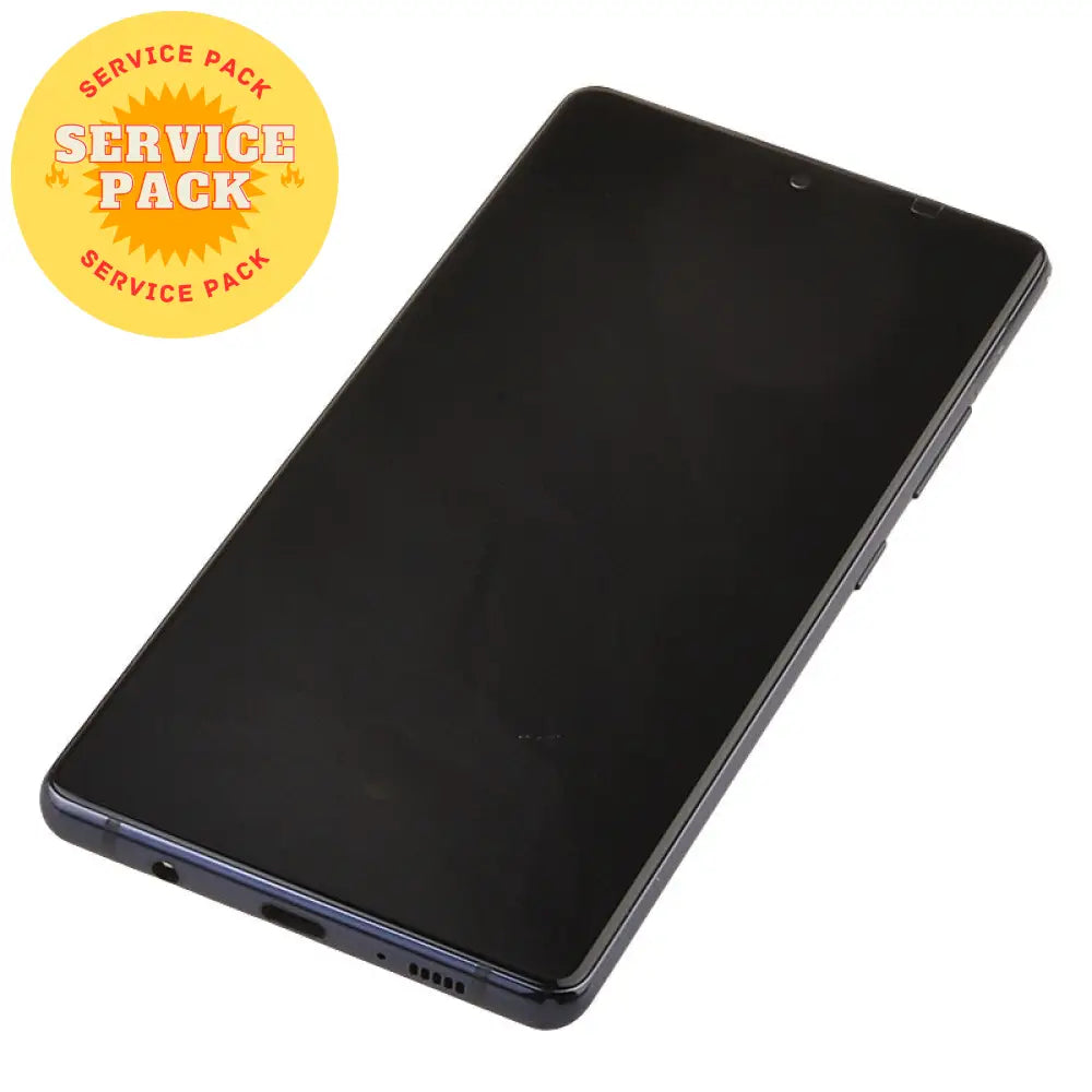 Galaxy A71 5G (A716U / 2020) Oled Assembly W/ Frame (Black) (Service Pack) Samsung Lcd