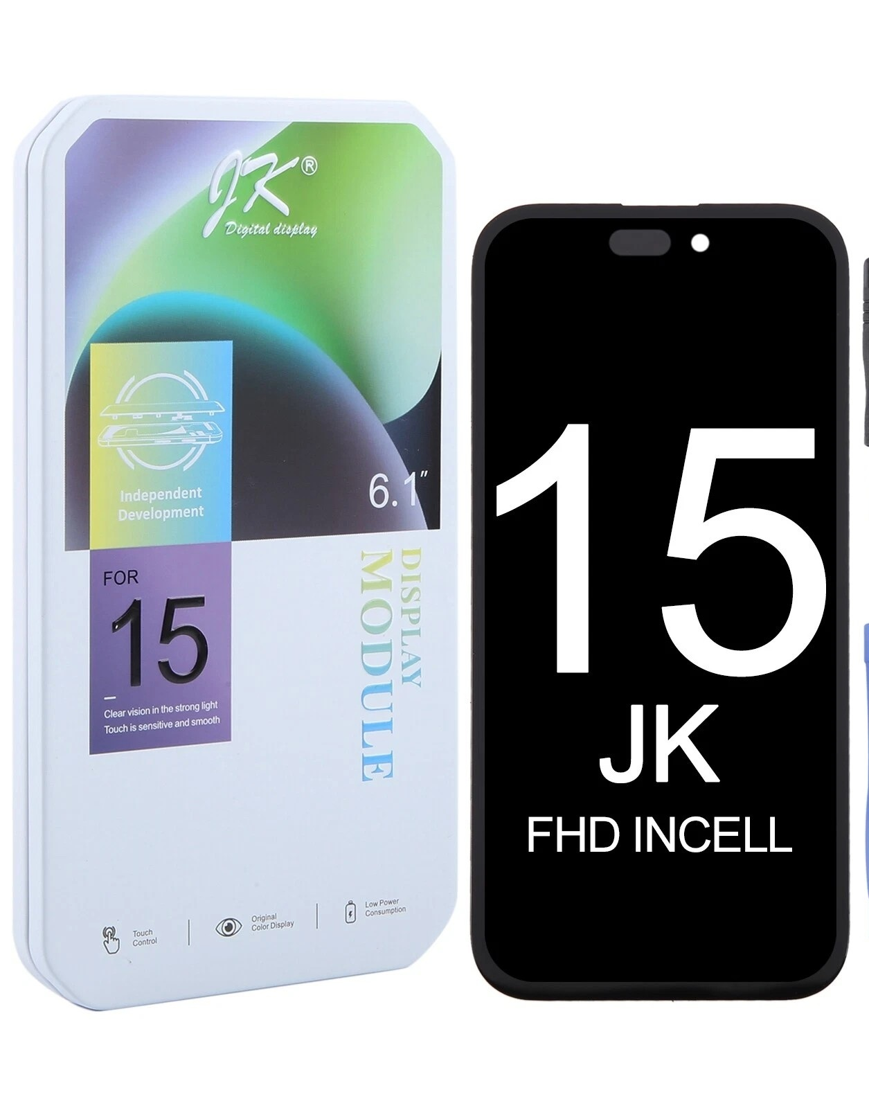 JK FHD LCD Screen For iPhone 15