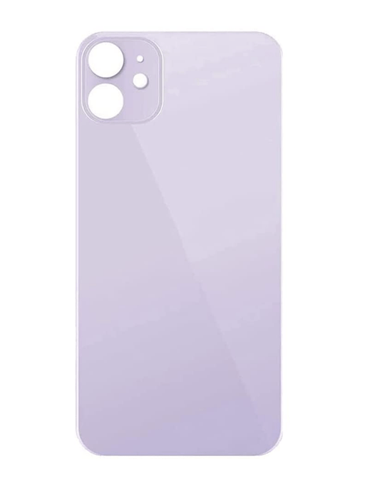 iP 11 Bigger Camera Hole Back Glass (NO LOGO)- Purple