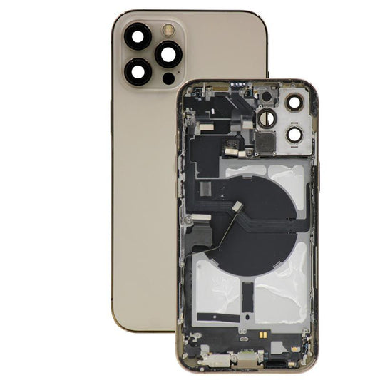 OEM PULL - BACK HOUSING FOR iPhone 12 PRO MAX (NO LOGO) -Gold