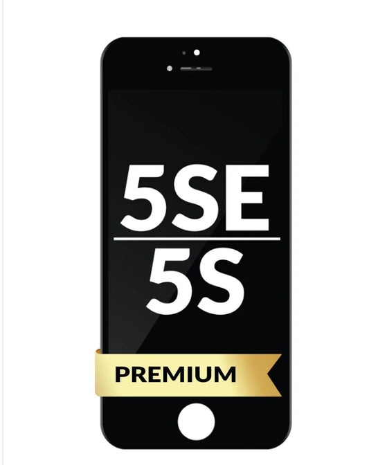 iP 5S / 5SE LCD Assembly (BLACK) (Premium)