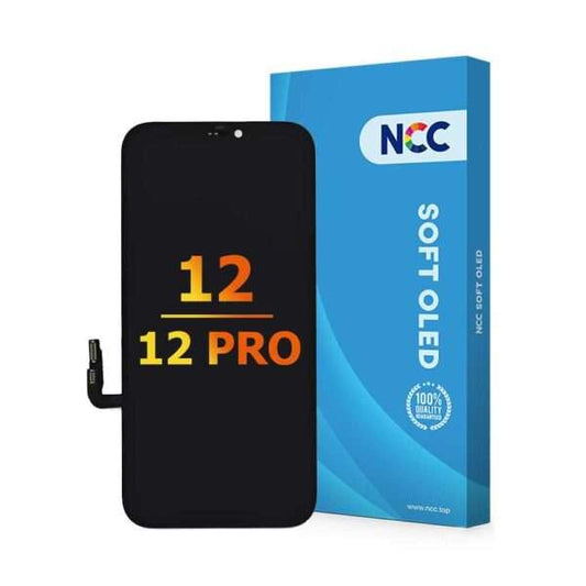 Soft OLED Screen Digitizer Assembly With Frame for iPhone 12/ 12 Pro