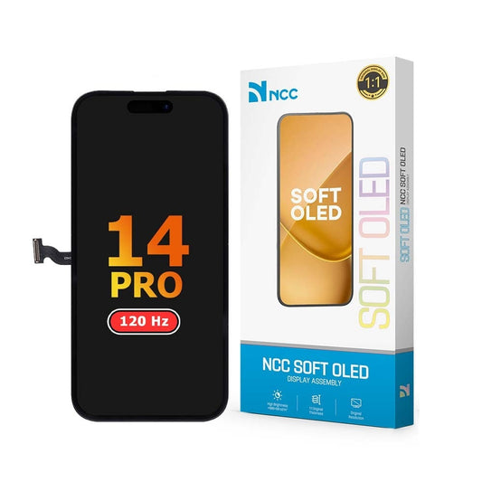 SOFT OLED Screen Digitizer Assembly With Frame for iPhone 14 Pro (Super High Quality)