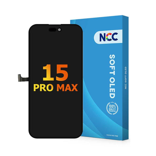 Premium Soft OLED Screen Digitizer Assembly for iPhone 15 Pro Max