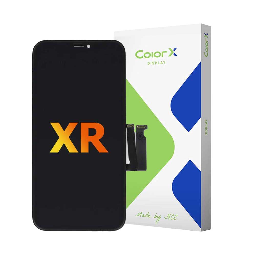 LCD Screen Digitizer Assembly With Back Plate for iPhone XR (COLOR X)