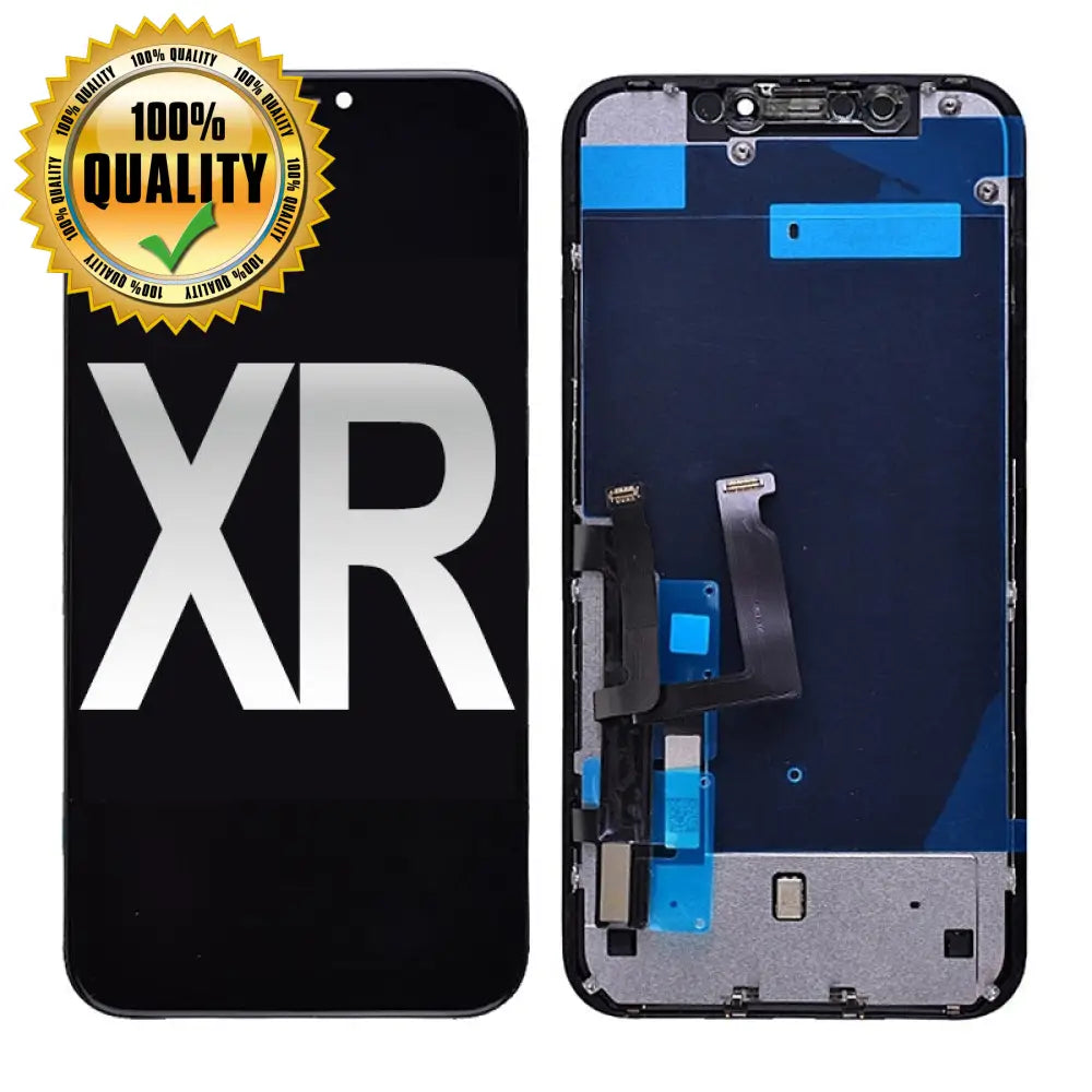 Lcd Screen Digitizer Assembly With Back Plate For Iphone Xr (High Quality)