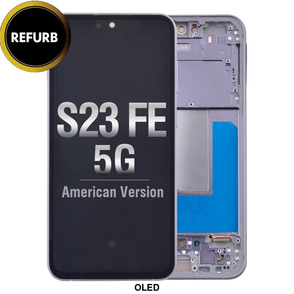 LCD Screen Digitizer Assembly/ With Frame for Samsung Galaxy S23 FE 5G S711 (for America Version)(Premium) - Graphite