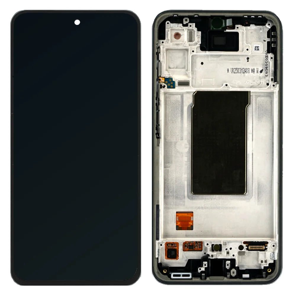 Lcd Assembly with Frame for Galaxy A36 (A366/2025) (BLACK) (Incell)