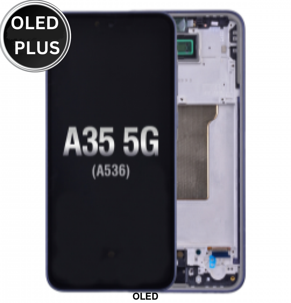 OLED Assembly with Frame for Galaxy A35 5G (A356 / 2024) (NAVY) (Aftermarket)