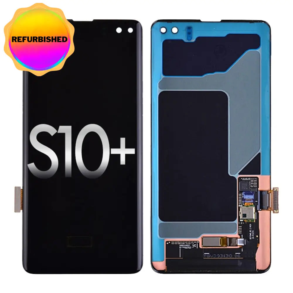 Oled Screen Digitizer Assembly For Samsung Galaxy S10 Plus G975 (Premium) - Black
