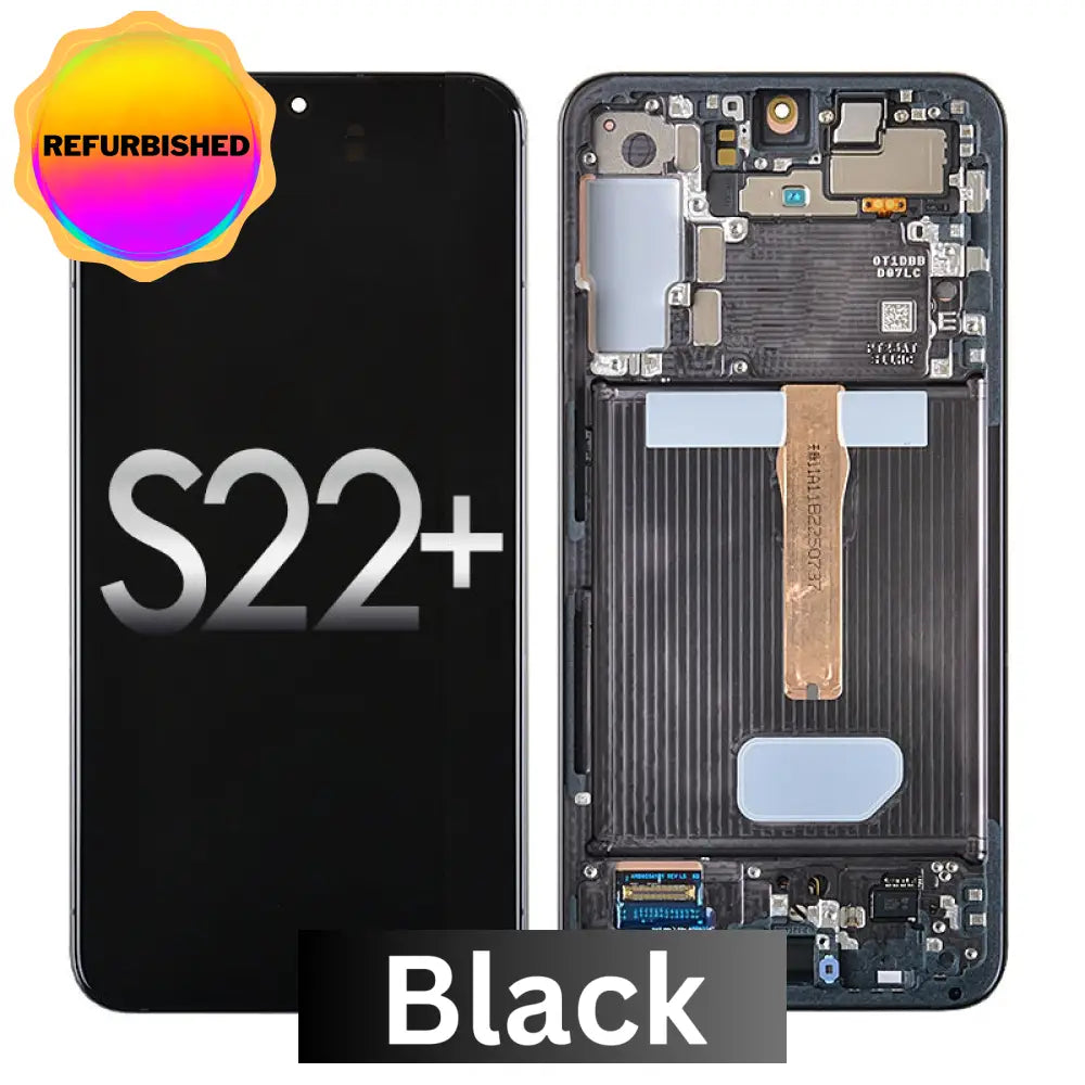 Oled Screen Digitizer Assembly With Frame For Samsung Galaxy S22 Plus 5G (Us Version) - Black