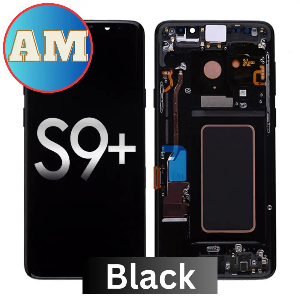 Oled Screen Digitizer With Frame Replacement For Samsung Galaxy S9 Plus G965 (Premium) - Midnight