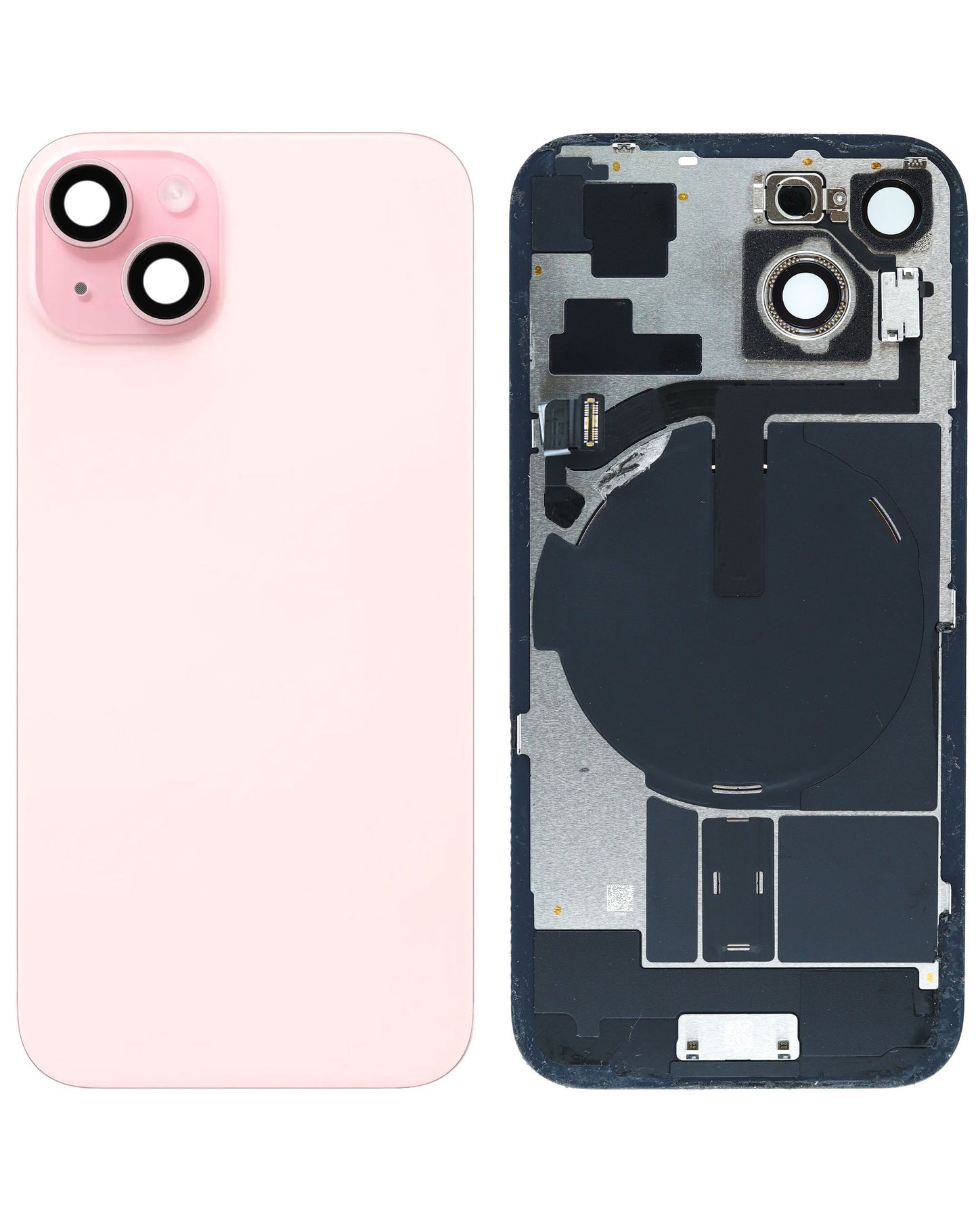 Back Glass (PINK) (OEM Pull A Grade) with Magnet for iPhone 15