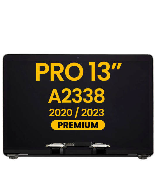 LCD Assembly (SILVER) (Premium) for MacBook Pro 13" (A2338 / Late 2020 / Late 2023) (M1 / M2)