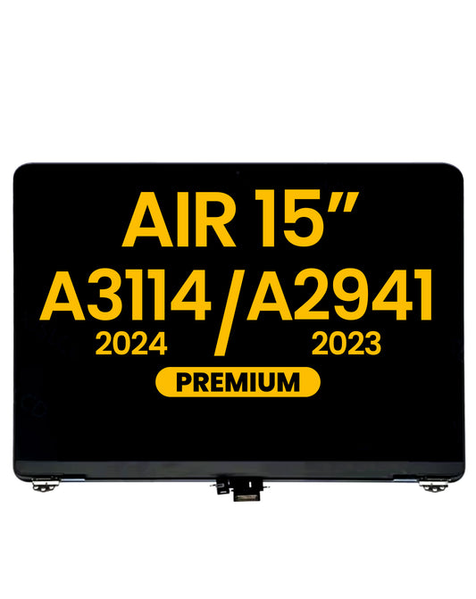 LCD Assembly (MIDNIGHT) for Macbook Air 15" (A3114 / 2024) / (A2941 / Mid 2023) - PULL