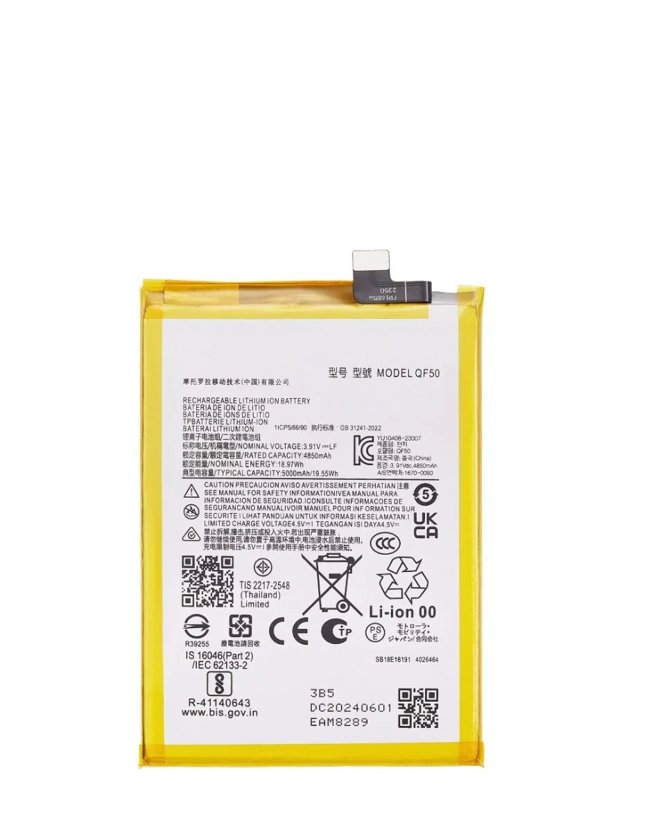 Replacement Battery for Moto G 5G (XT2417 / 2024) / Moto G Play (XT2413 / 2024) / Moto G34 (XT2363 / 2023) / Moto G24 (XT2423 / 2024) / G04 (XT2421 / 2024) (QF50)