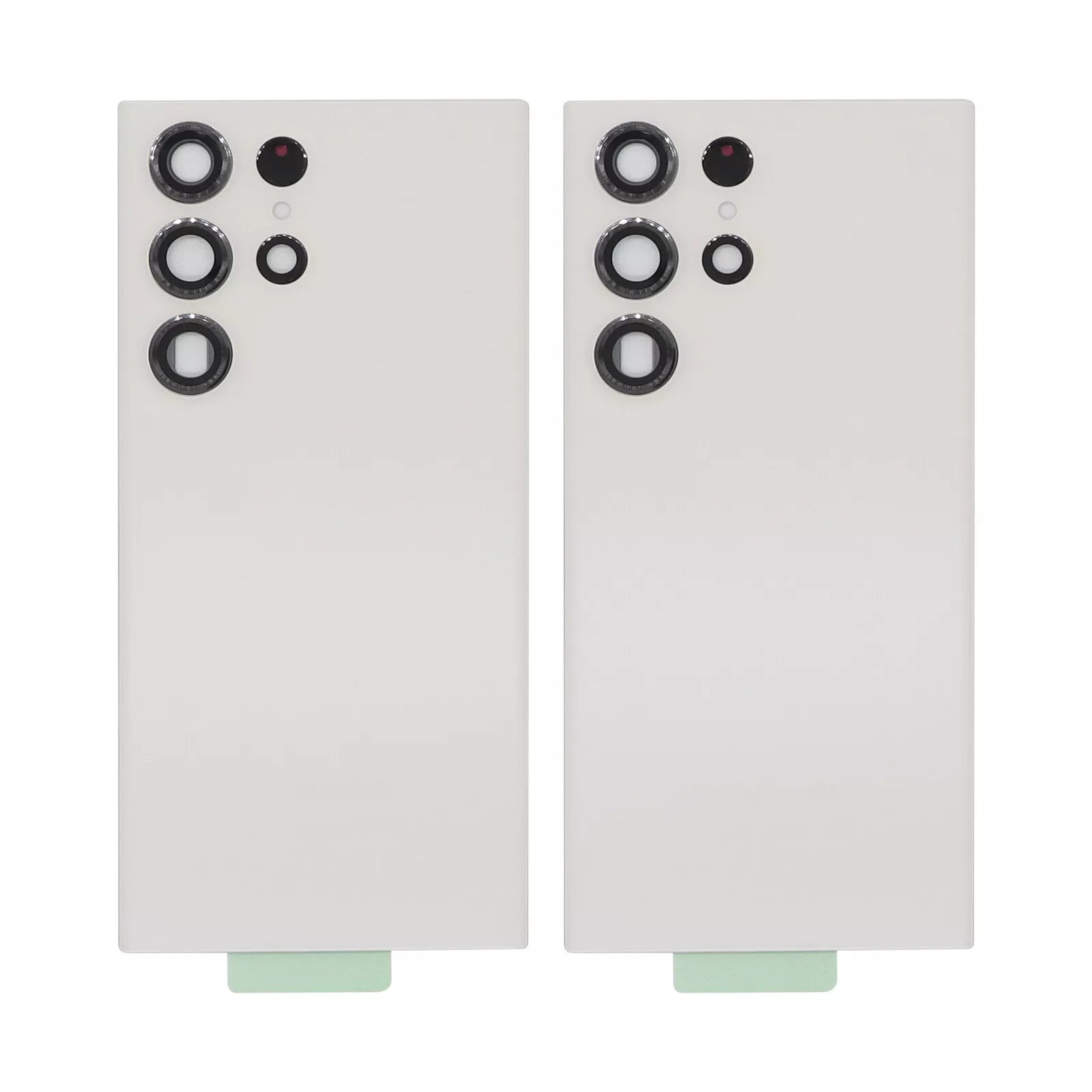 Back Cover with Camera Glass Lens and Adhesive Tape for Samsung Galaxy S23 Ultra S918 (for SAMSUNG) - White
