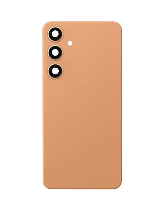 Back Cover with Camera Glass Lens and Adhesive Tape for Samsung Galaxy S24 Plus 5G S926 (for SAMSUNG) - Orange