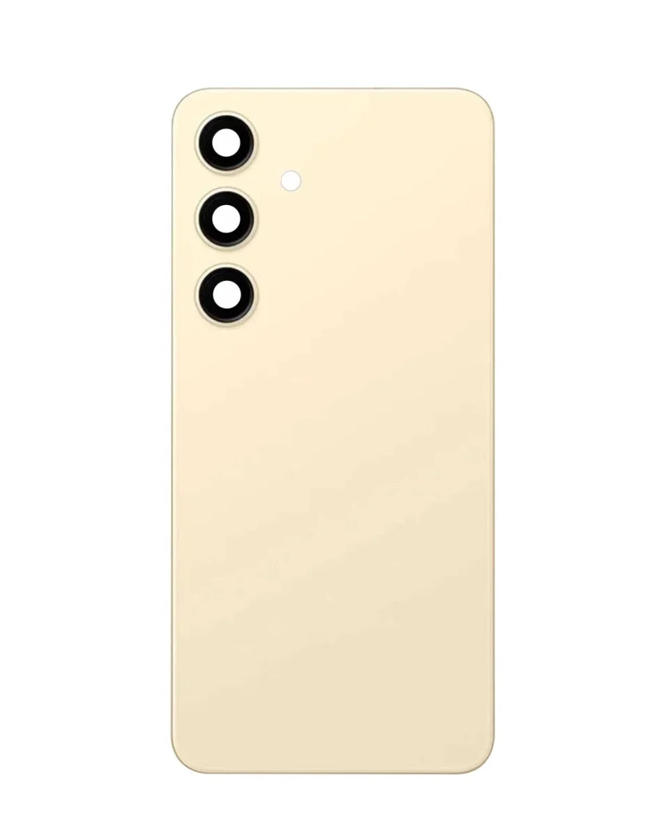Back Cover with Camera Glass Lens and Adhesive Tape for Samsung Galaxy S24 Plus 5G S926 (for SAMSUNG) - Yellow