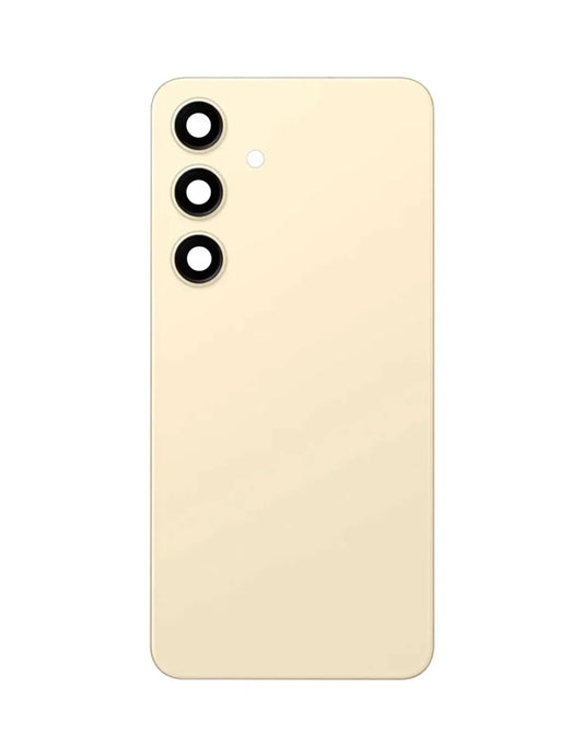 Back Cover with Camera Glass Lens and Adhesive Tape for Samsung Galaxy S24 Plus 5G S926 (for SAMSUNG) - Yellow