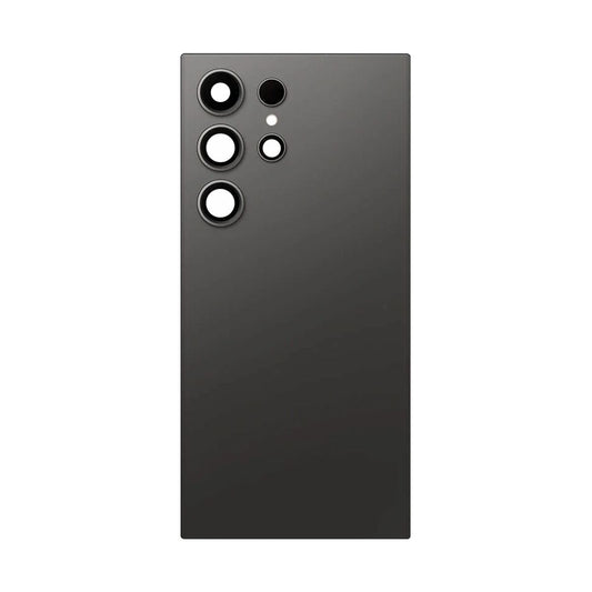 Galaxy S24 Ultra Back Glass w/ Camera Lens & Adhesive (NO LOGO) (TITANIUM BLACK)