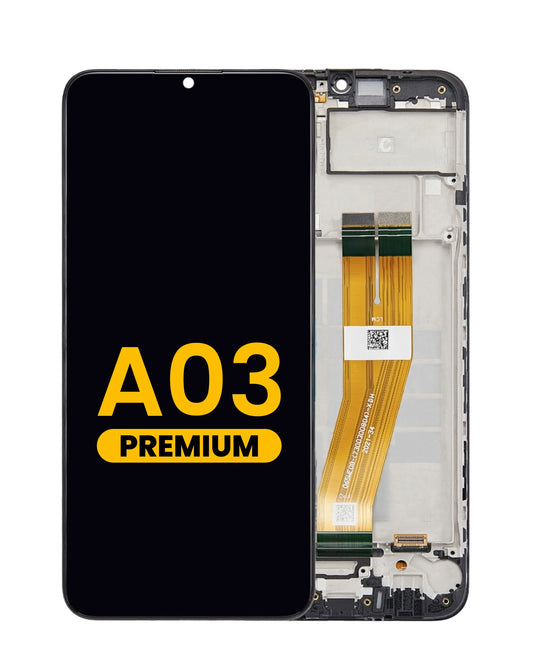 Samsung Galaxy A03 (A035F / 2021) Screen Assembly with Frame - All Colors - Refurbished
