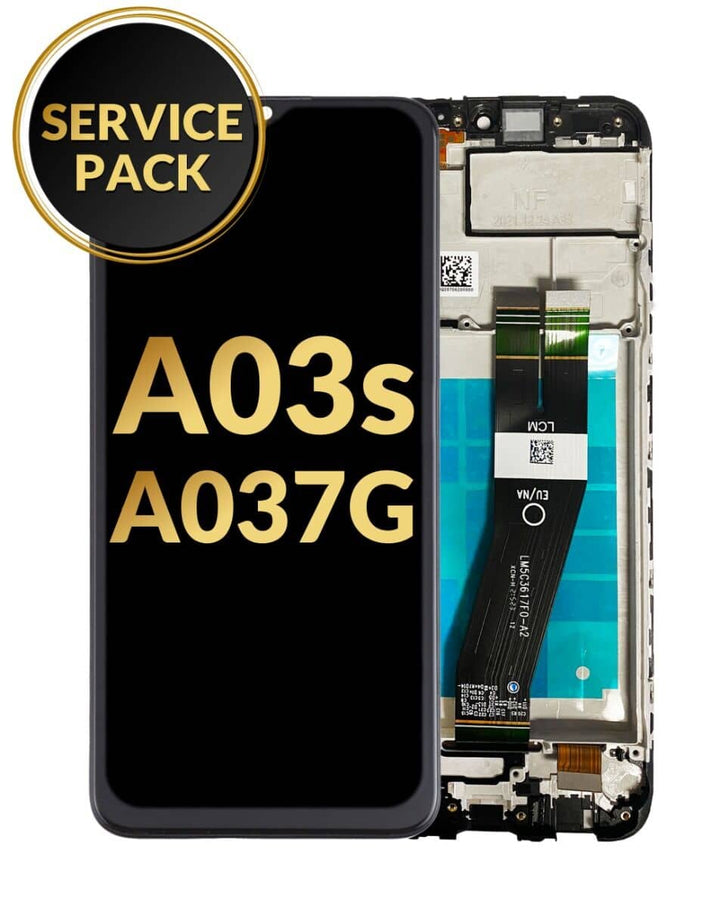 Galaxy A03s (A037G / 2021) LCD Assembly w/ Frame (Service Pack)