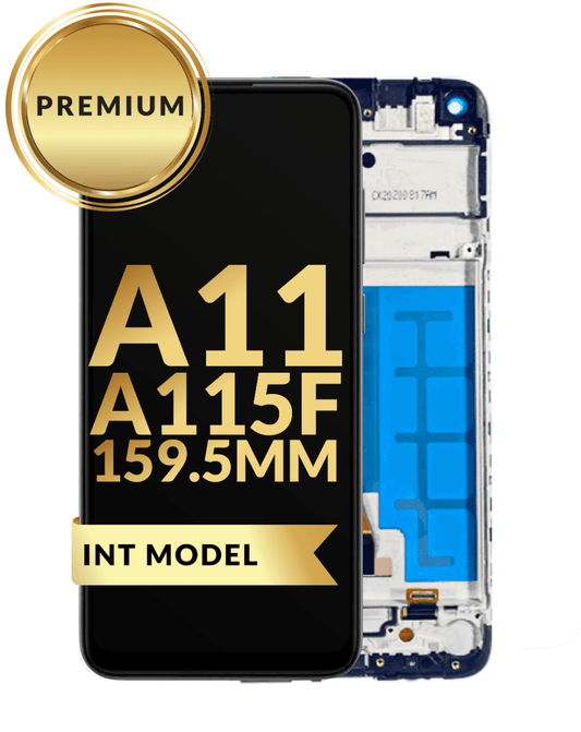LCD Assembly with Frame (159.5mm / International Version) for Galaxy A11 (A115F / A115M / 2020) (Premium)