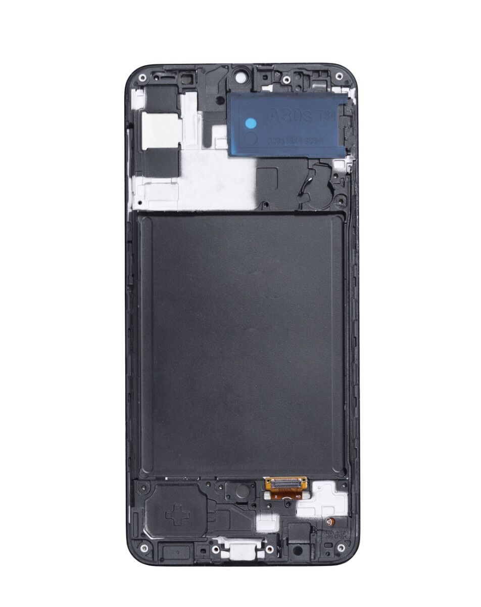 Galaxy A30S (A307 / 2019) OLED Assembly with Frame (BLACK) (Aftermarket OLED)