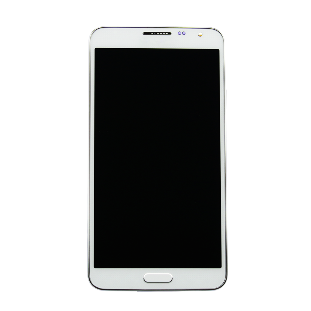 Samsung Galaxy Note 3 Neo N750/N7505 Display Assembly with Frame - White (Aftermarket)